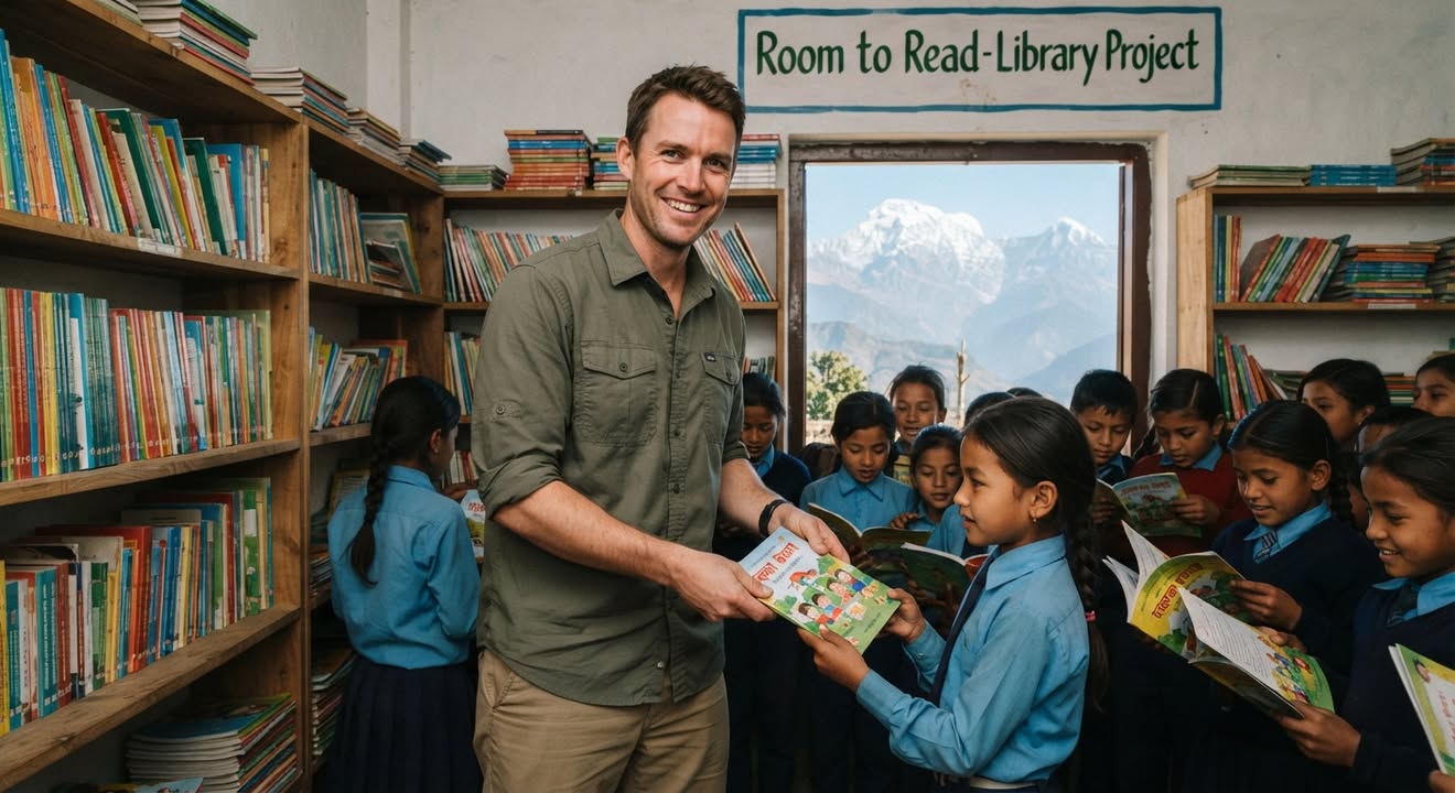 A School Had Almost No Books. He Came Back With 3,000 — Then Left Microsoft.