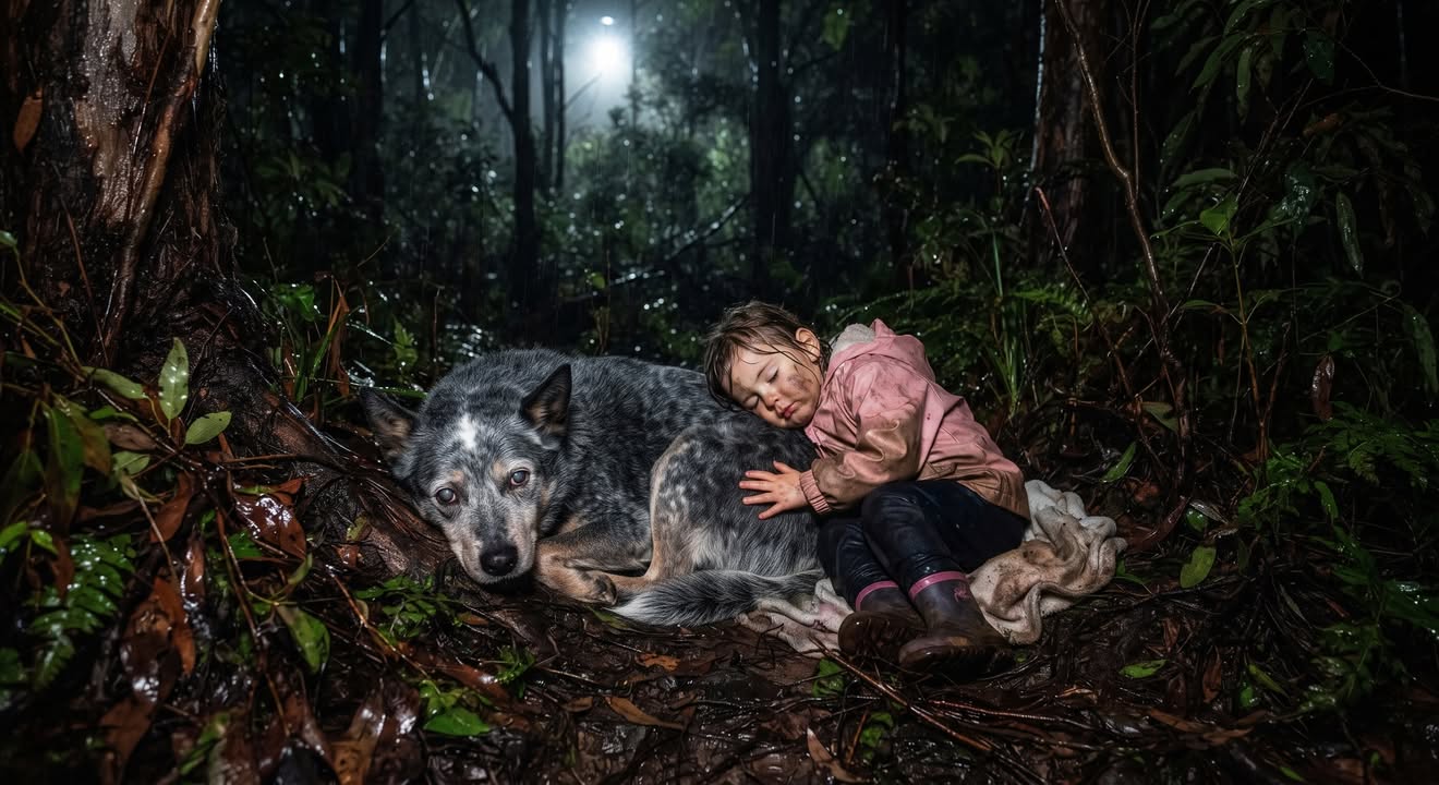 A 17-Year-Old Deaf Dog Stayed With a Lost 3-Year-Old All Night