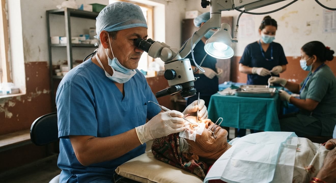 He Grew Up Days From a Doctor. Then He Gave Sight Back to the Poor.