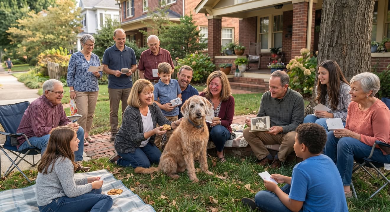 A Dying Dog Loved Visitors. Then an Entire Neighborhood Came to Say Goodbye