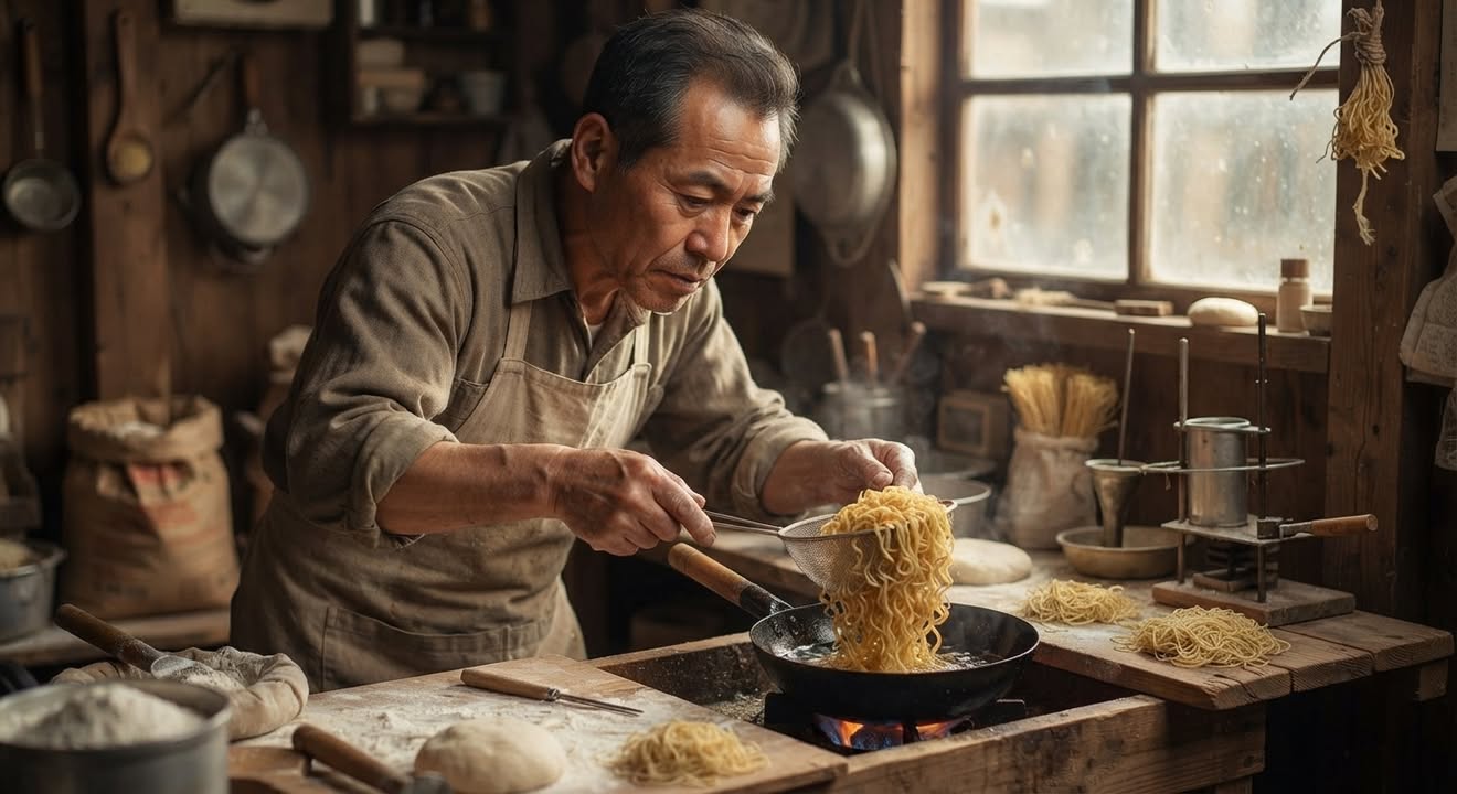 At 47, He Lost Almost Everything — Then Invented Instant Ramen