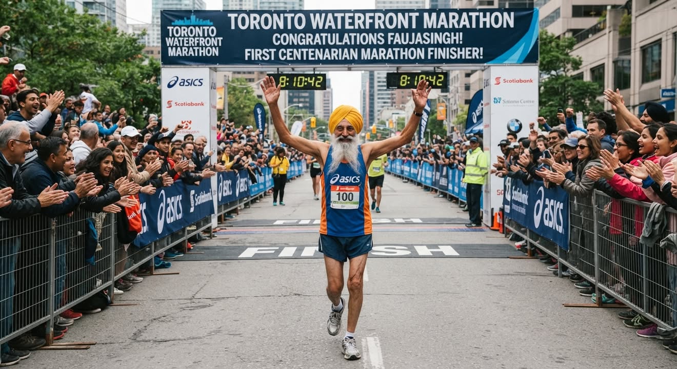He Started Running at 89 — Then Finished a Marathon at 100