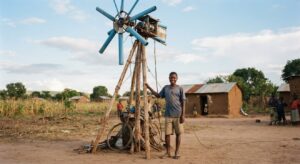 He Couldn't Afford School — So He Built a Windmill From Scrap