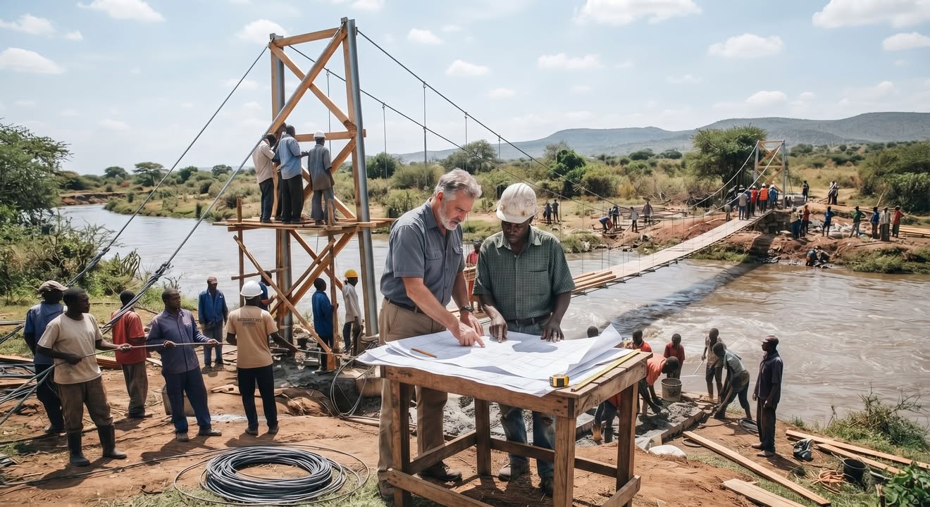 People Were Drowning Trying to Reach School and Clinics — So He Spent Decades Building Bridges