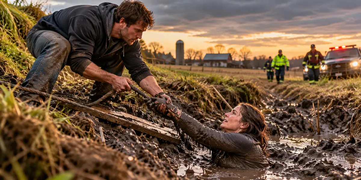Arsenal Was Losing 3–0, So He Went Outside and Found a Woman Trapped in Mud